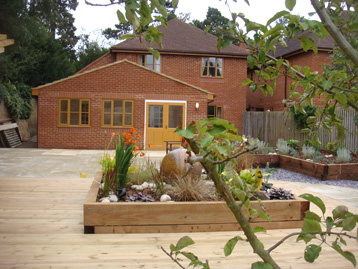Single storey extension complete